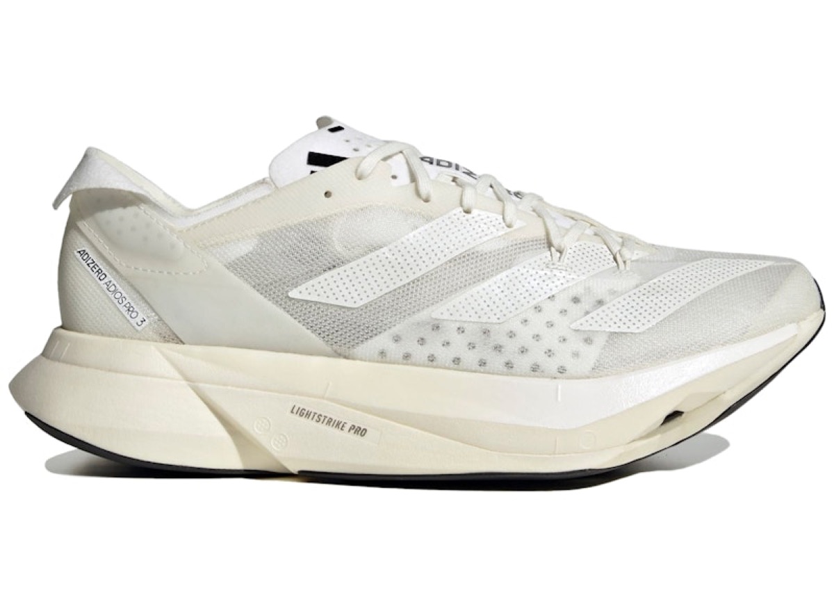 Adidas Adizero Adios Pro 3 — Cloud White — Adidas Adizero Mesh