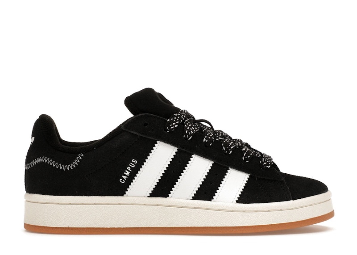 Adidas Campus 00s — Core Black / Cloud White (Women's) — Adidas Campus Suede