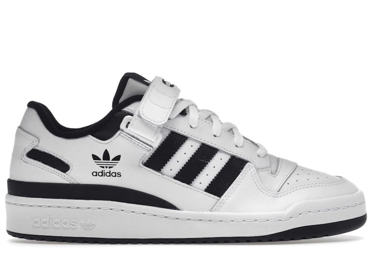 Adidas Forum Low — White / Black — Adidas Forum Leather