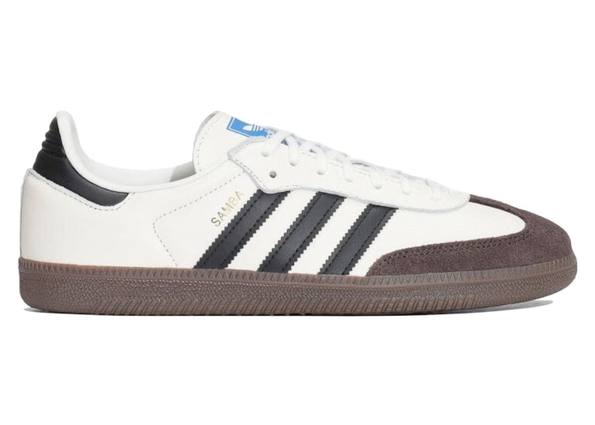 Adidas Samba OG — Off White / Core Black / Gum — Adidas Samba Leather