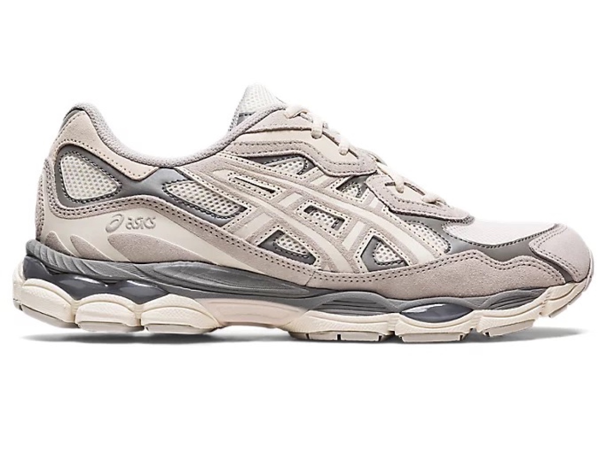 Asics GEL-NYC — Cream/Oyster Grey — Asics GEL-NYC Mesh