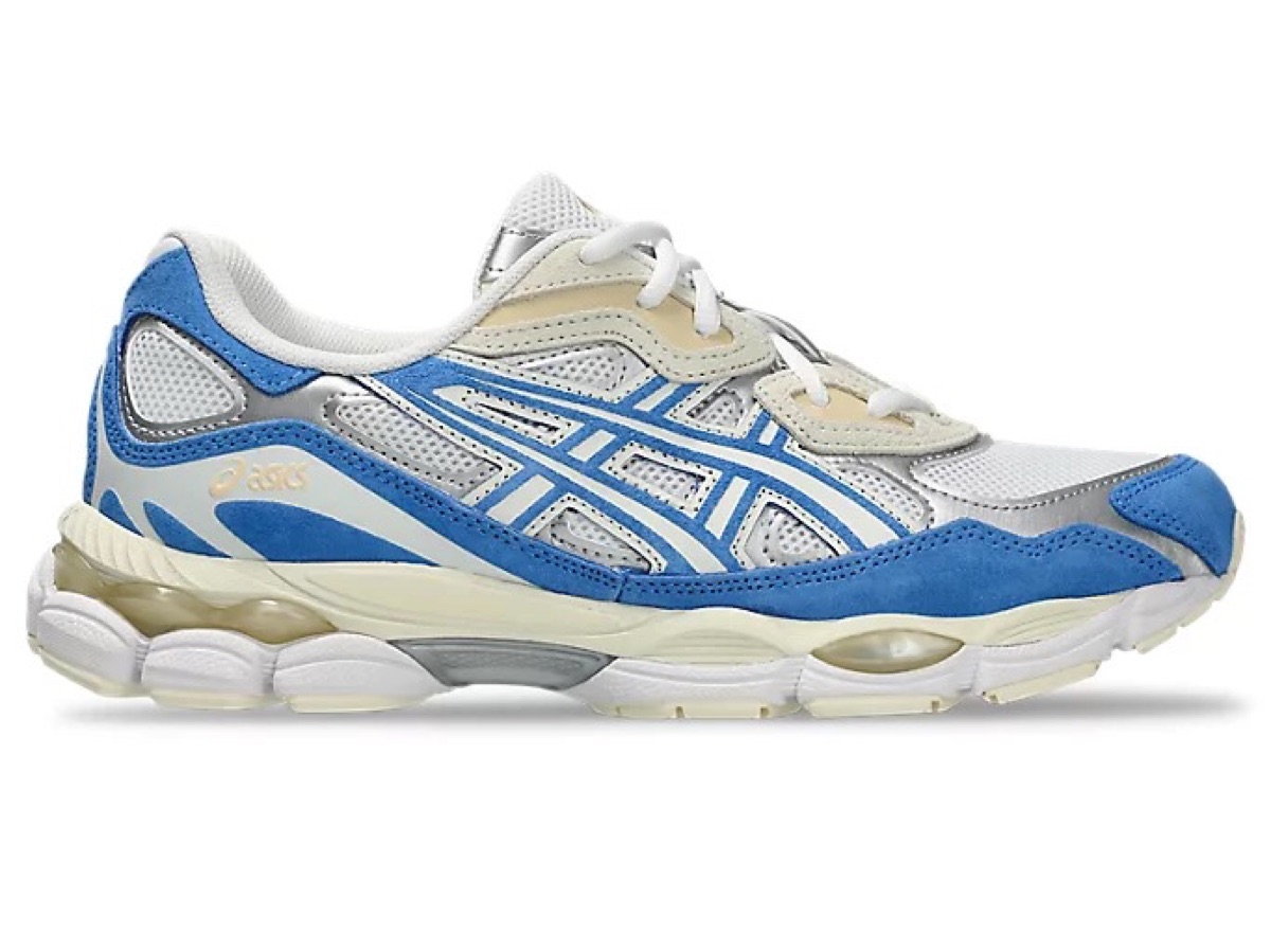 Asics GEL-NYC — White/Blue Coast — Asics GEL-NYC Mesh