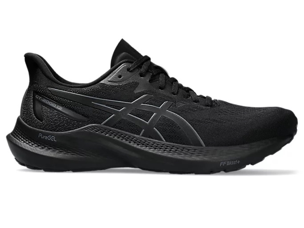 Asics GT-2000 12 — Triple Black — Asics GT-2000 Mesh