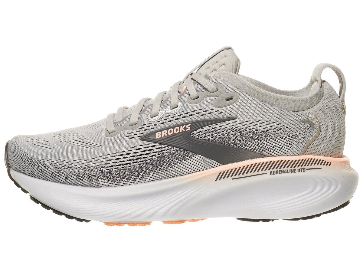 Brooks Adrenaline GTS 25 Women's — Grey/Blackened Pearl — Brooks Adrenaline GTS Mesh