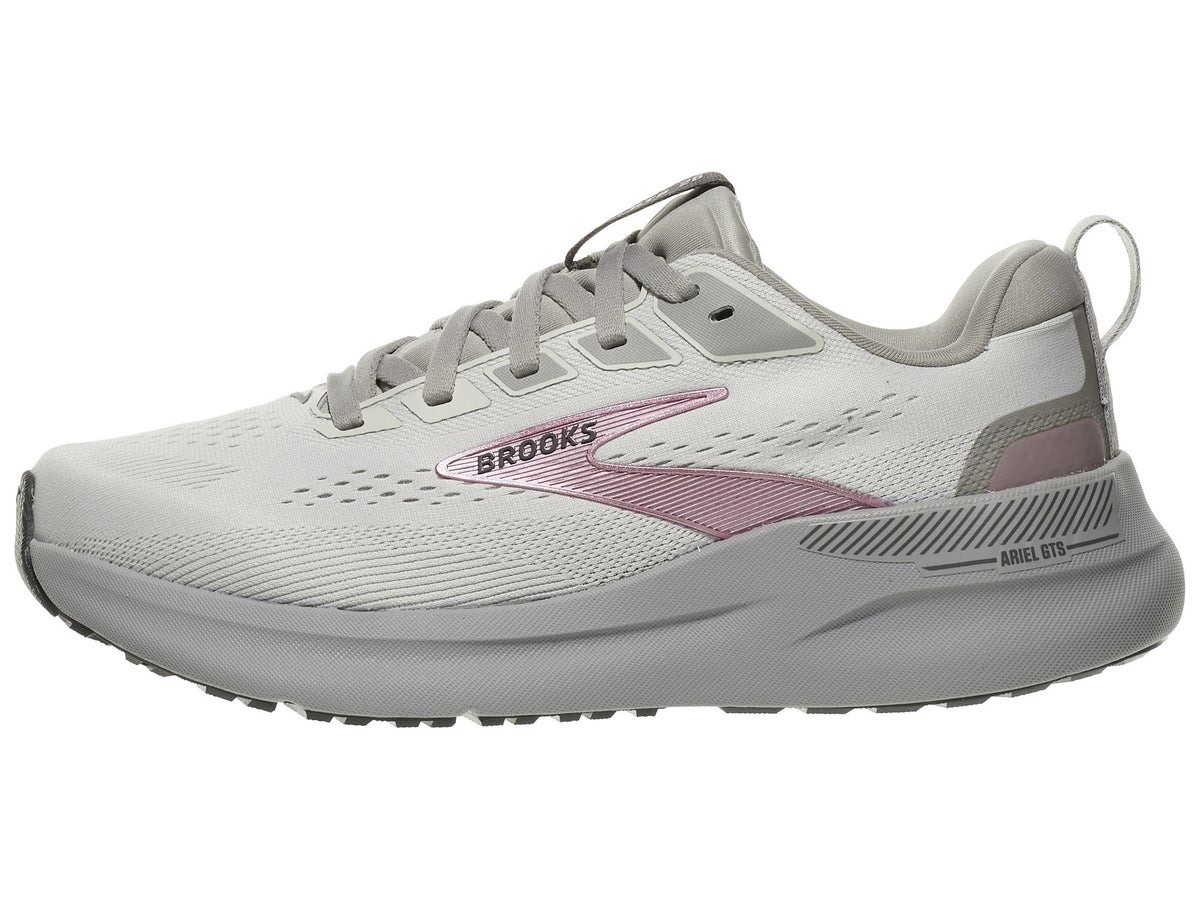 Brooks Ariel GTS 26 Women's — Oyster/Mushroom/Pink — Brooks Ariel Mesh