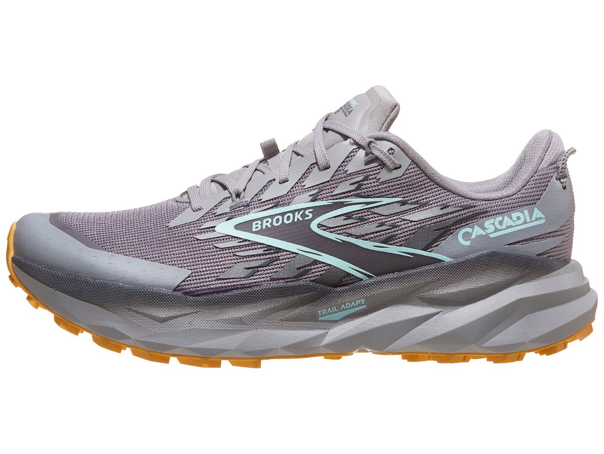 Brooks Cascadia 19 — Alloy/Ebony/Orange — Brooks Cascadia Mesh
