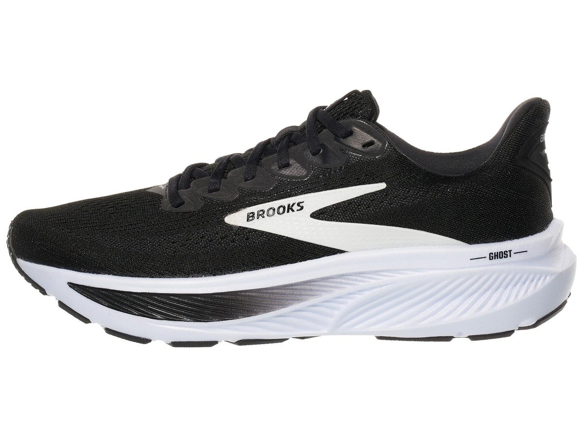 Brooks Ghost 17 — Black/Grey/White delivered to Ubud