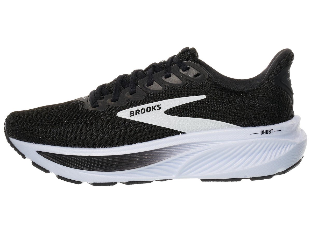 Brooks Ghost 17 Women's — Black/Grey/White delivered to Ubud