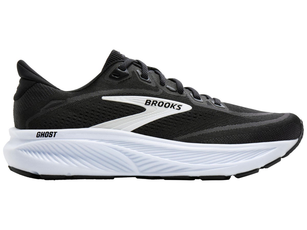 Brooks Ghost 18 — Black/Grey/White delivered to Sanur