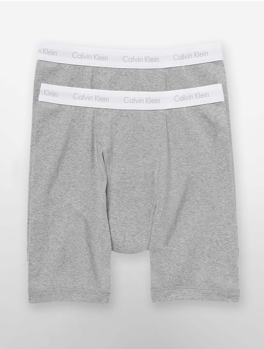 Calvin Klein 1996 Boxer Brief — Grey Heather — Calvin Klein 1996 Boxer Cotton