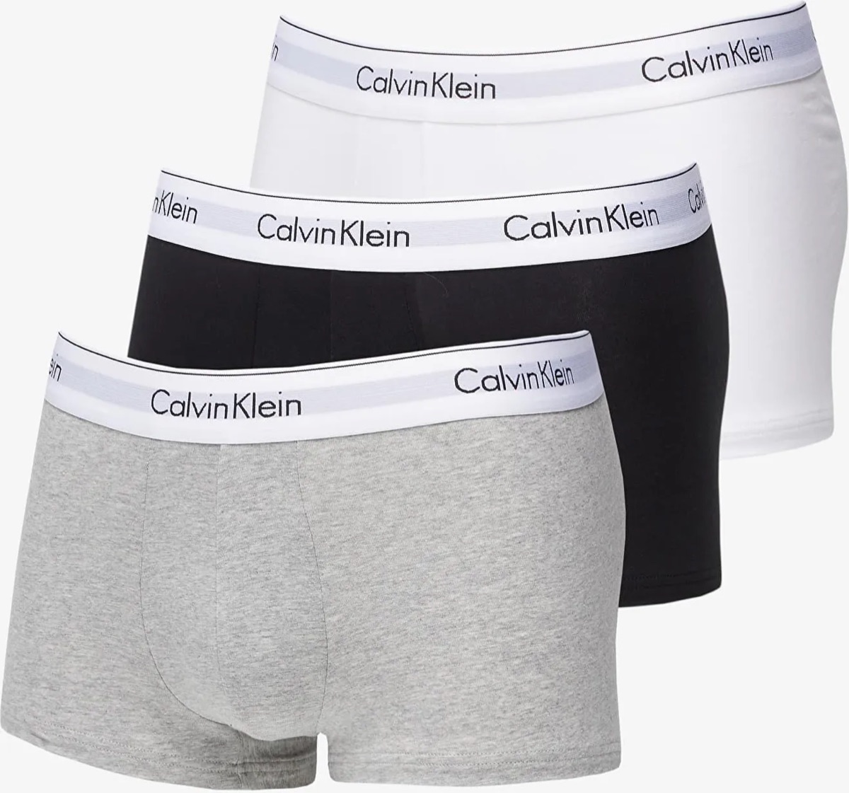 Calvin Klein Modern Cotton Trunk — Grey Heather — Calvin Klein Modern Cotton Trunk Modal Blend