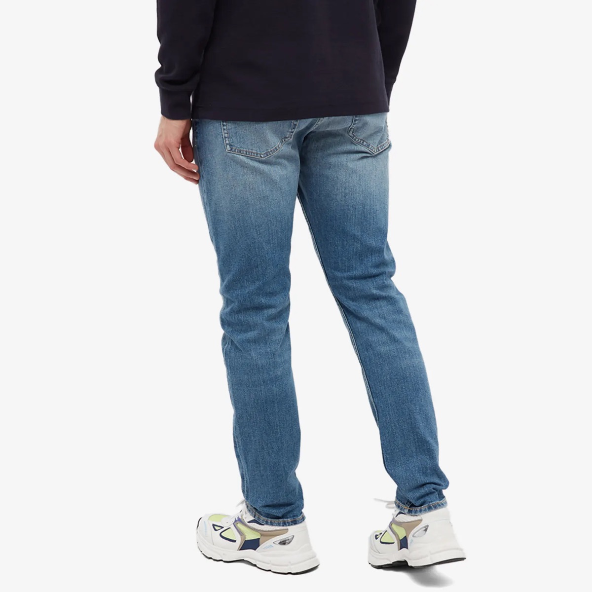 Calvin Klein Slim Straight Jeans — Mid Wash — Calvin Klein Slim Straight Jeans Denim