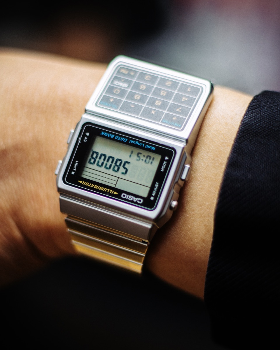 Casio Calculator Watch — Vintage — Casio Calculator Watch in Silver