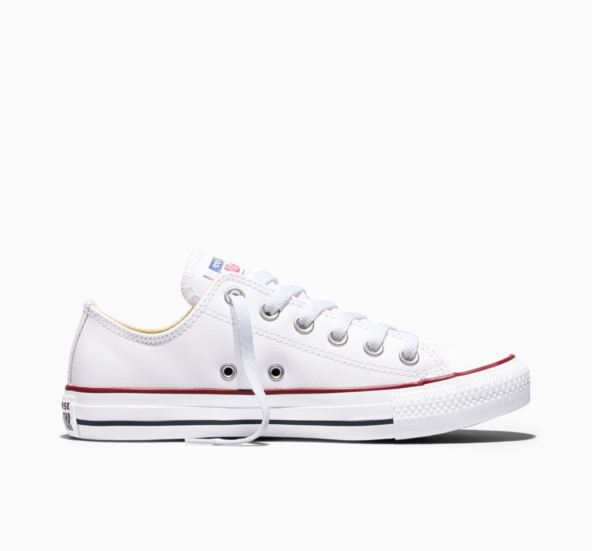 Converse Chuck Taylor All Star Leather Ox — White — Converse Chuck Taylor All Star Leather