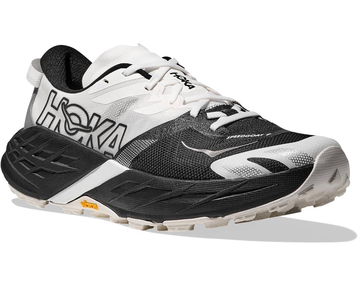 Hoka Speedgoat 7 — Black/White — Hoka Speedgoat Mesh