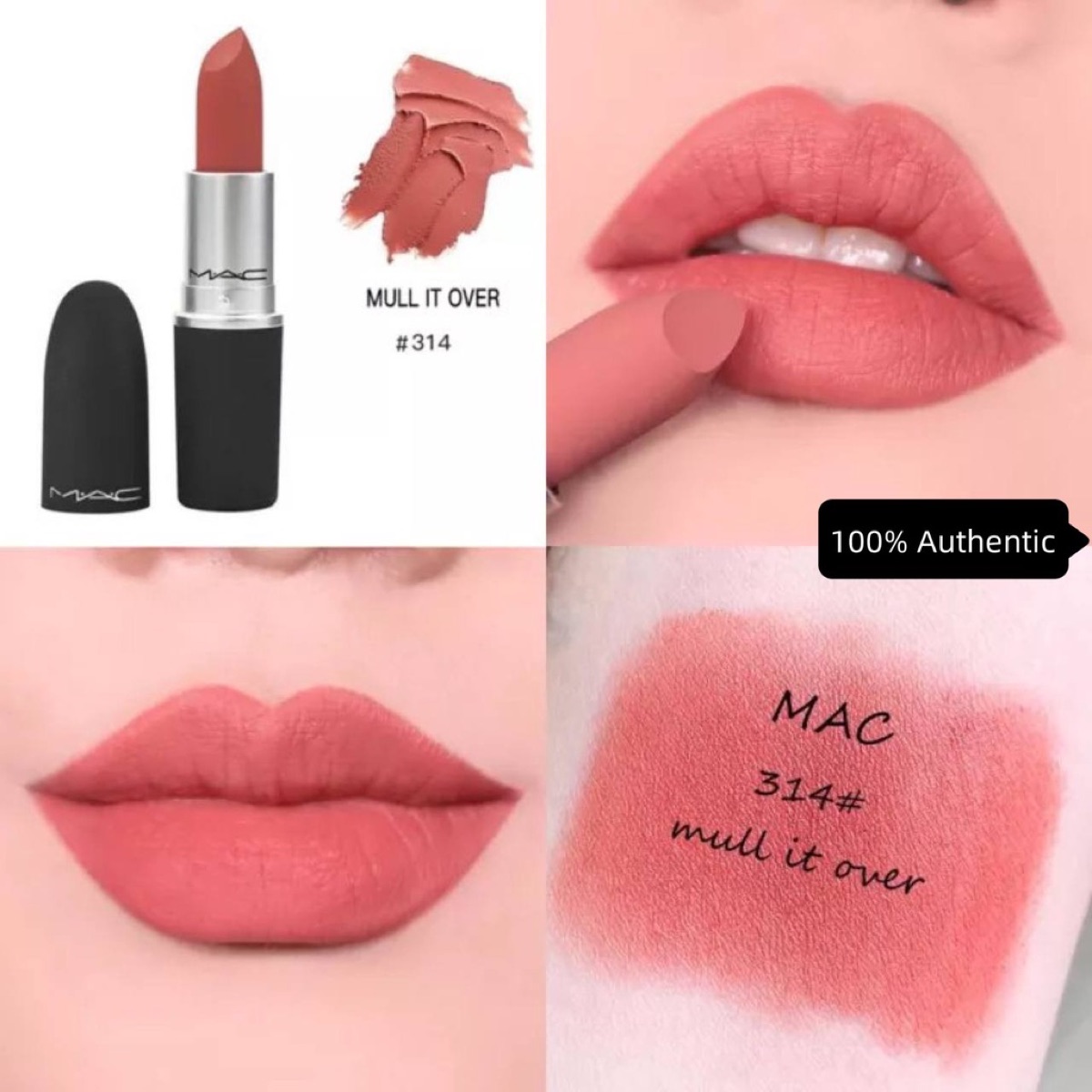 MAC Mull It Over Powder Kiss Lipstick — MAC Powder Kiss Lipstick Matte