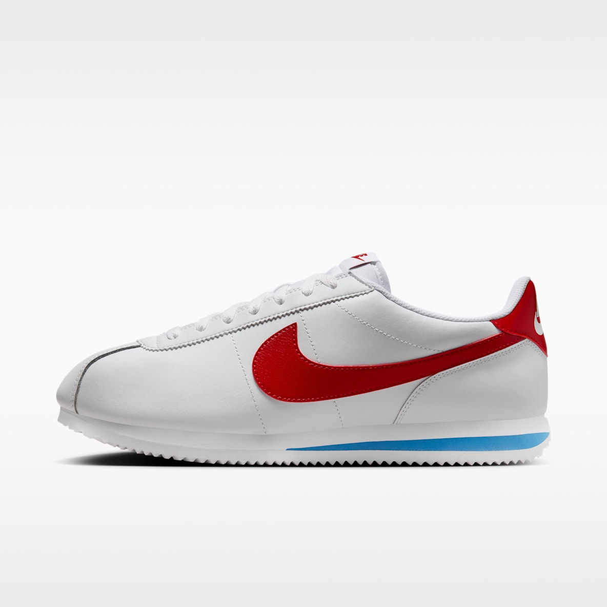 Nike Cortez Leather — White/Red — Nike Cortez Leather