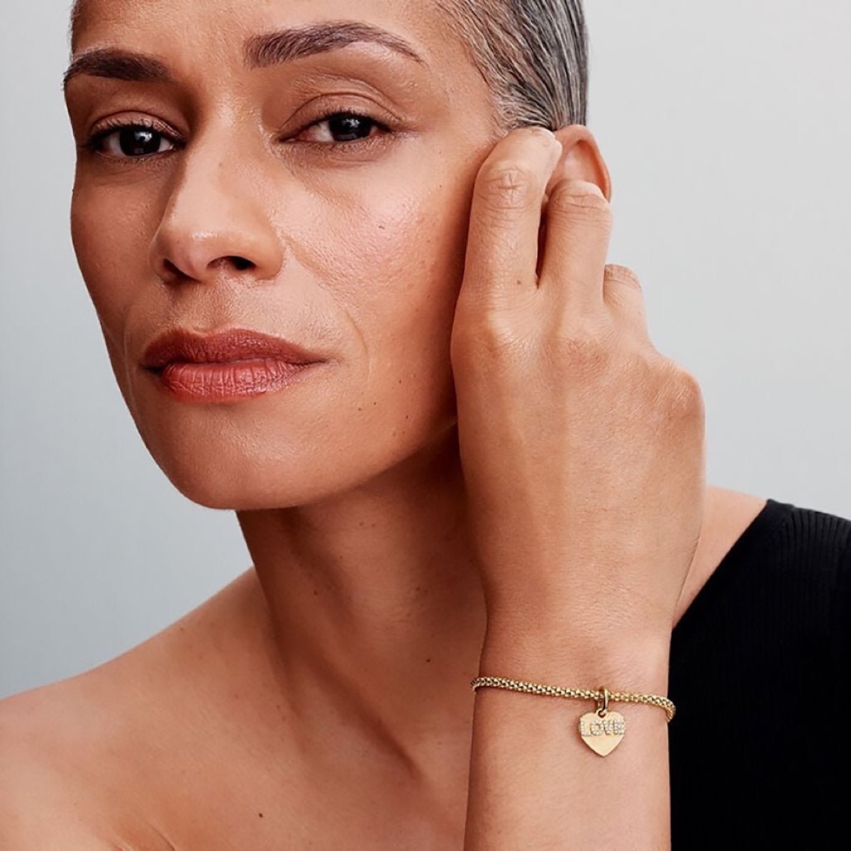 Pandora BE LOVE Engravable Heart Charm — Pandora Moments Charm Sterling Silver