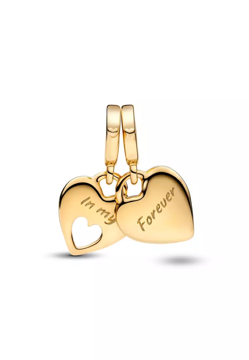 Pandora Knotted Hearts Clip Charm — Pandora Moments Charm