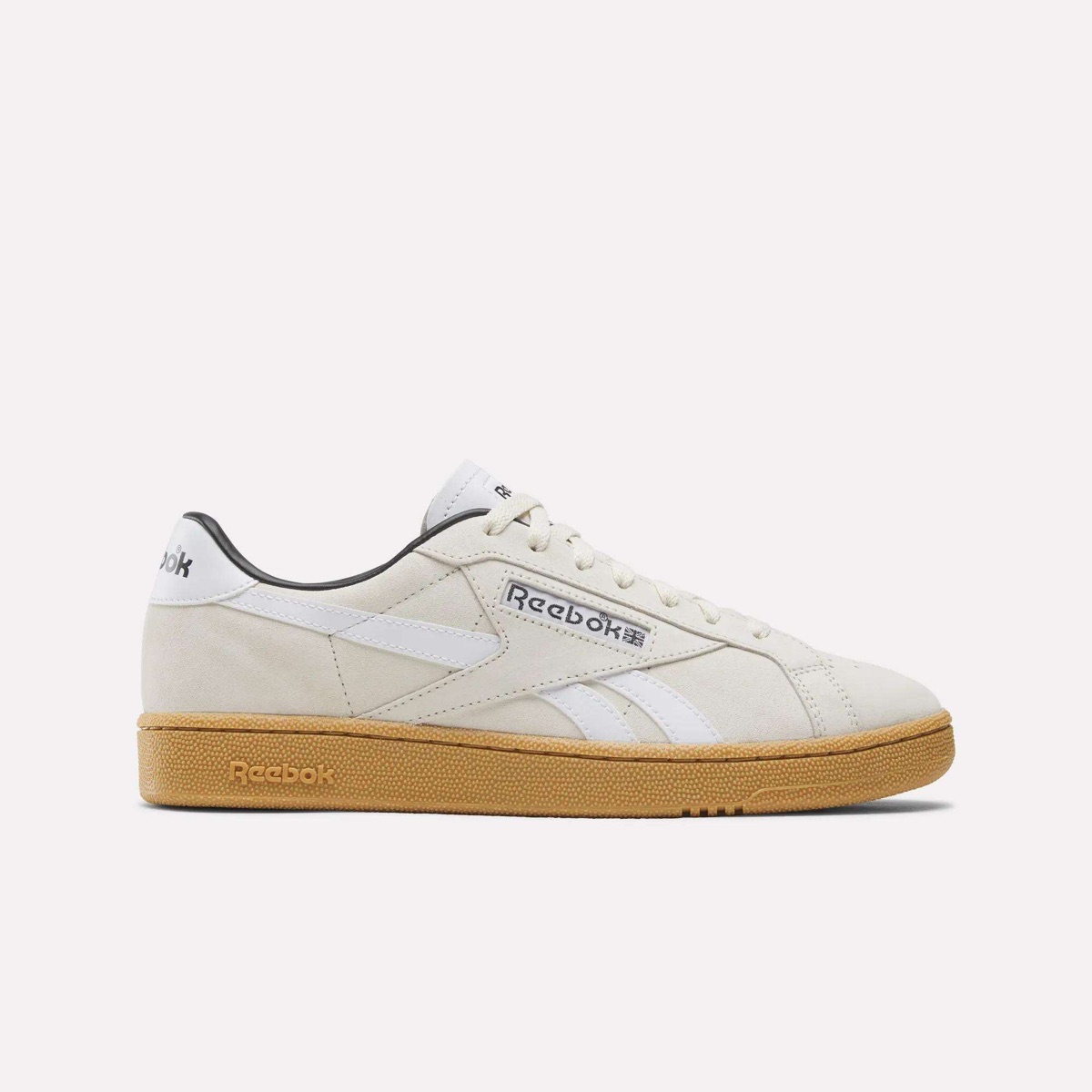 Reebok Club C Grounds UK — Alabaster — Reebok Club C Grounds UK Leather