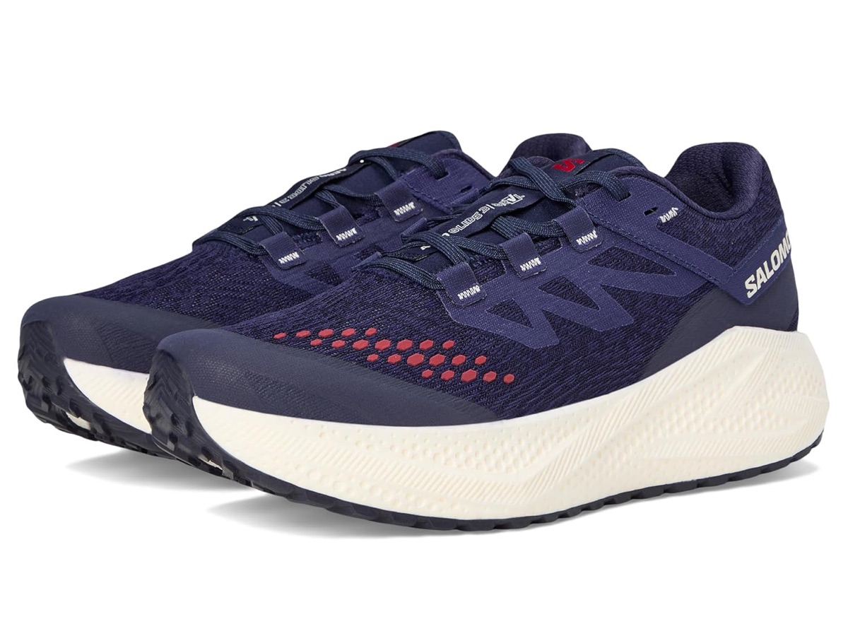 Salomon Aero Glide — Astral Aura / Vanilla Ice / Haute Red — Salomon Aero Glide Mesh