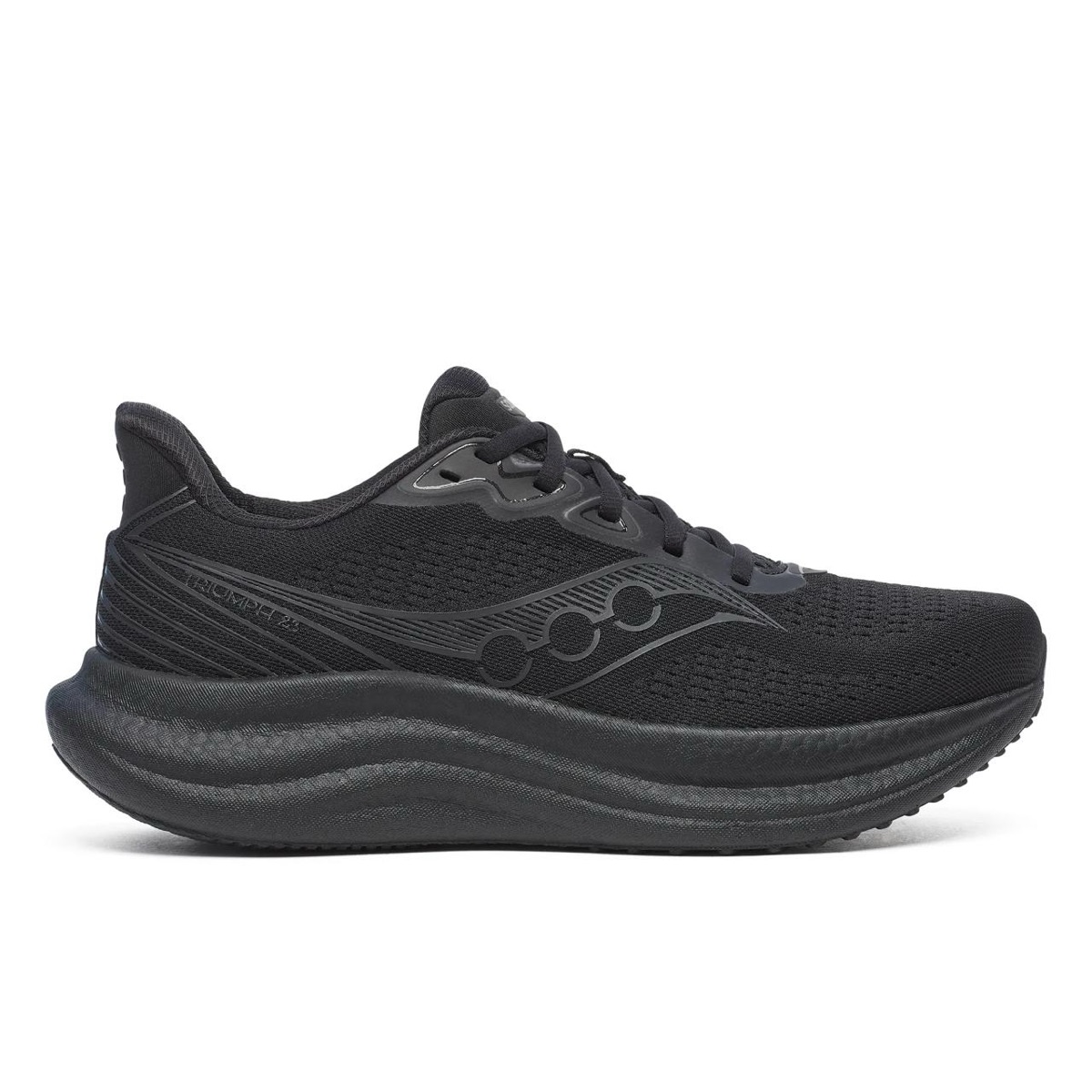 Saucony Triumph 23 — Men's Black — Saucony Triumph Mesh