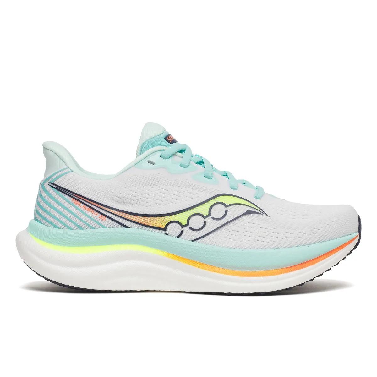 Saucony Triumph 23 — Women's White — Saucony Triumph Mesh
