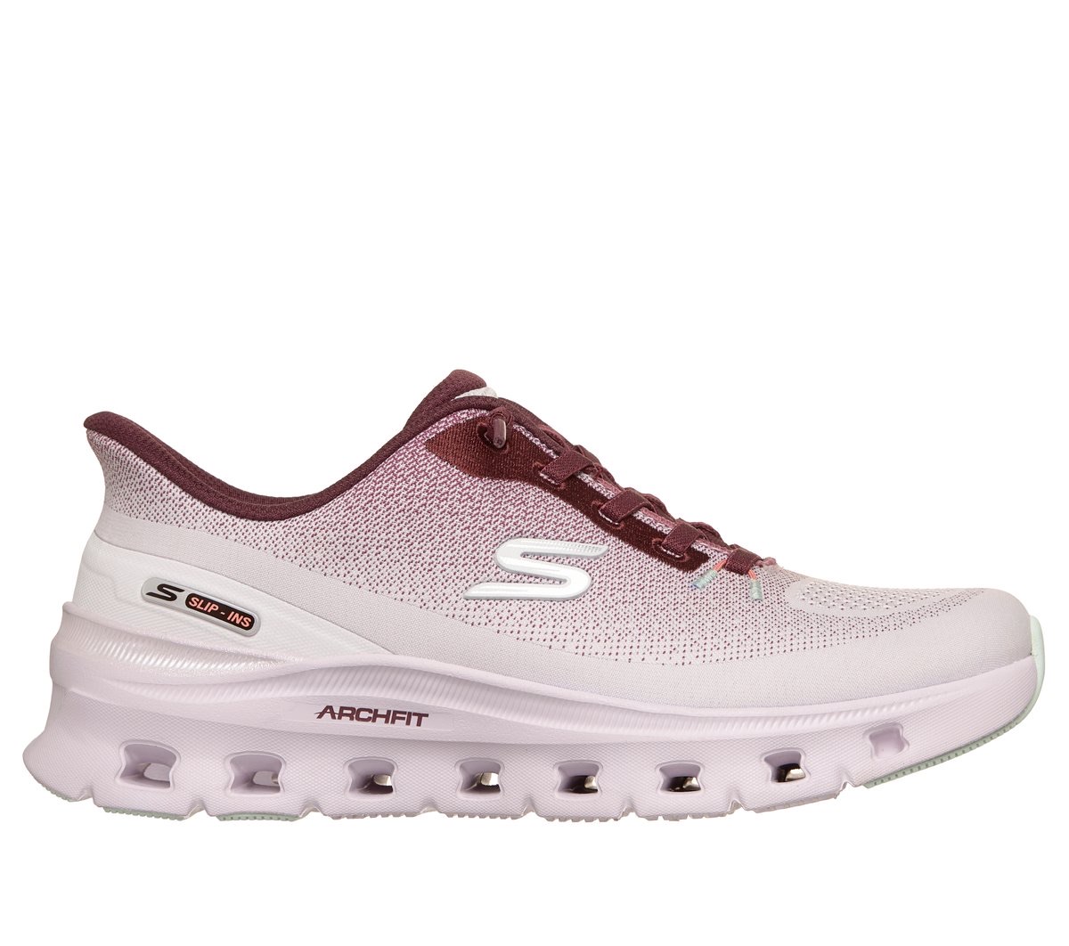 Skechers Slip-ins: Arch Fit Glide-Step Pro — Lavender — Skechers Arch Fit Mesh