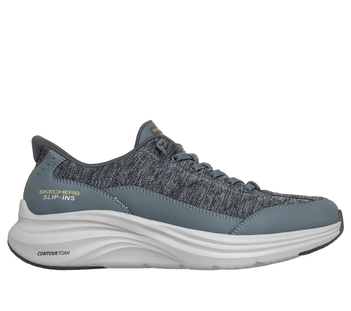 Skechers Slip-ins: Contour Foam Cozy Fit — Slate — Skechers Slip-Ins