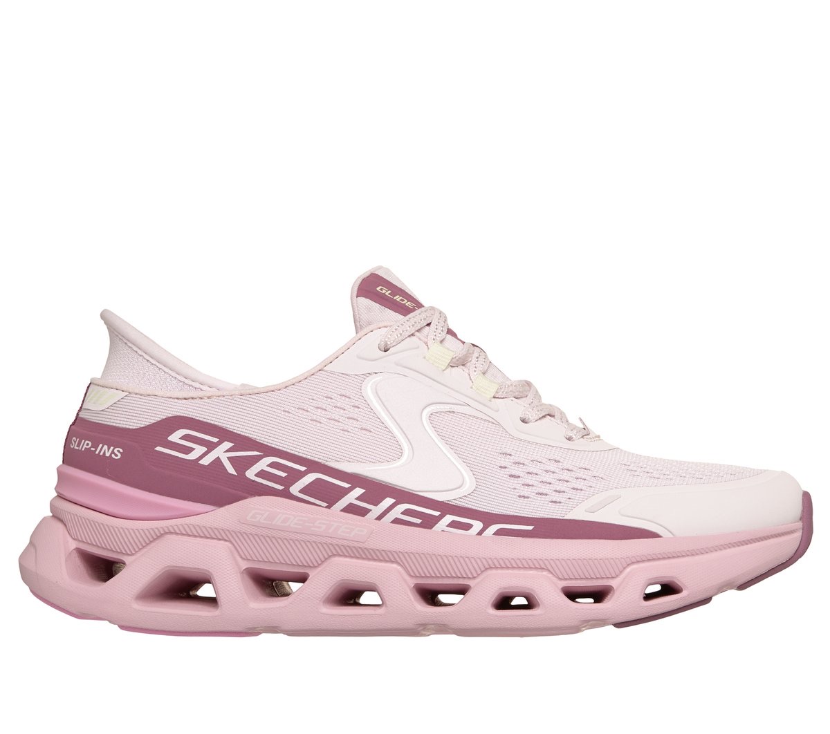 Skechers Slip-ins: Glide-Step Altus — Light Pink — Skechers Slip-Ins Knit