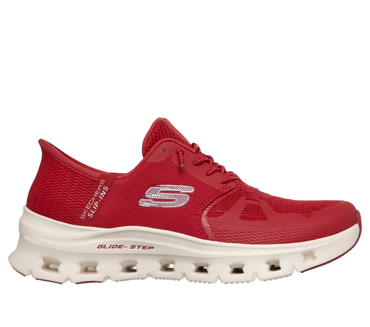 Skechers Slip-ins: Glide-Step Pro — Red — Skechers Slip-Ins Knit