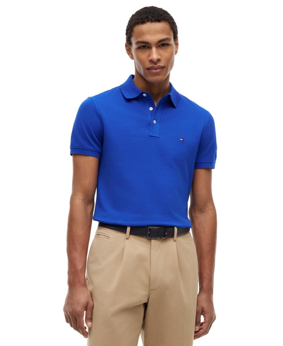 Tommy Hilfiger 1985 Slim Fit Polo - Navy delivered to Canggu