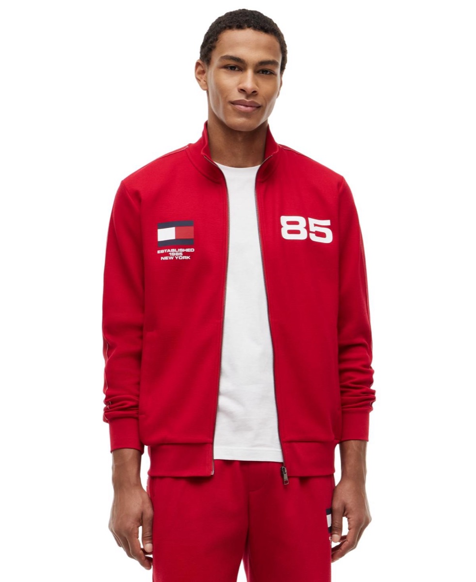 Tommy Hilfiger Countries Track Jacket - Red/White/Blue — Tommy Hilfiger Track Jacket Polyester