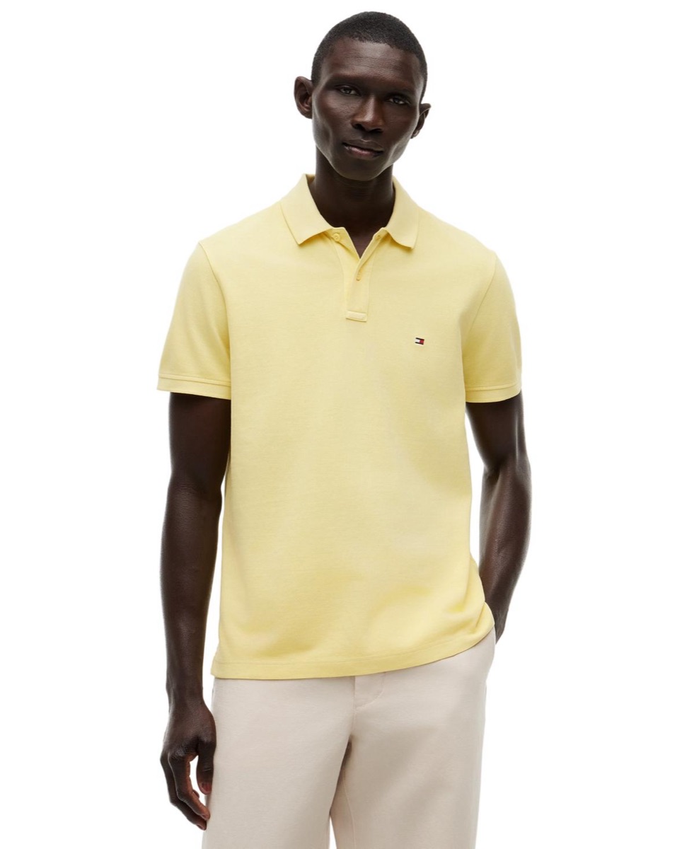 Tommy Hilfiger Garment-Dyed Polo - Citronella delivered to Canggu